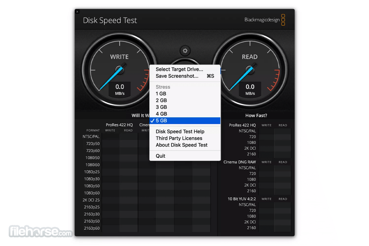 Blackmagic Speed Test Mac Download